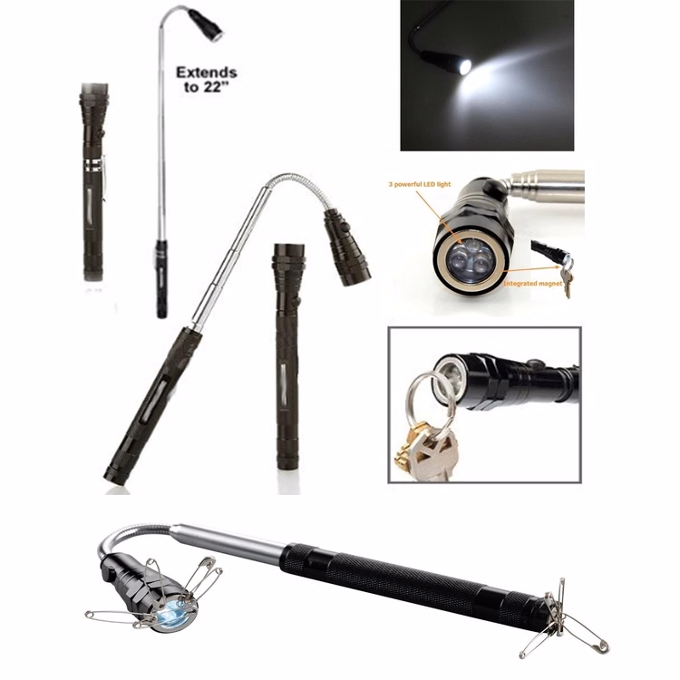 iBank ® LED Flashlight with Magnetic Pickup Tool