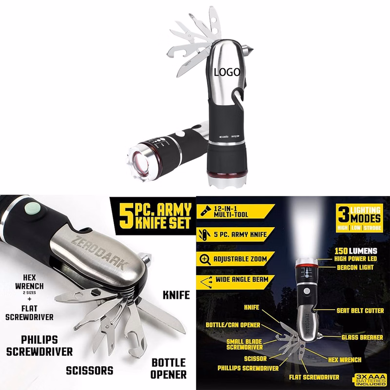 Multifunction Tactical Pro Flashlight
