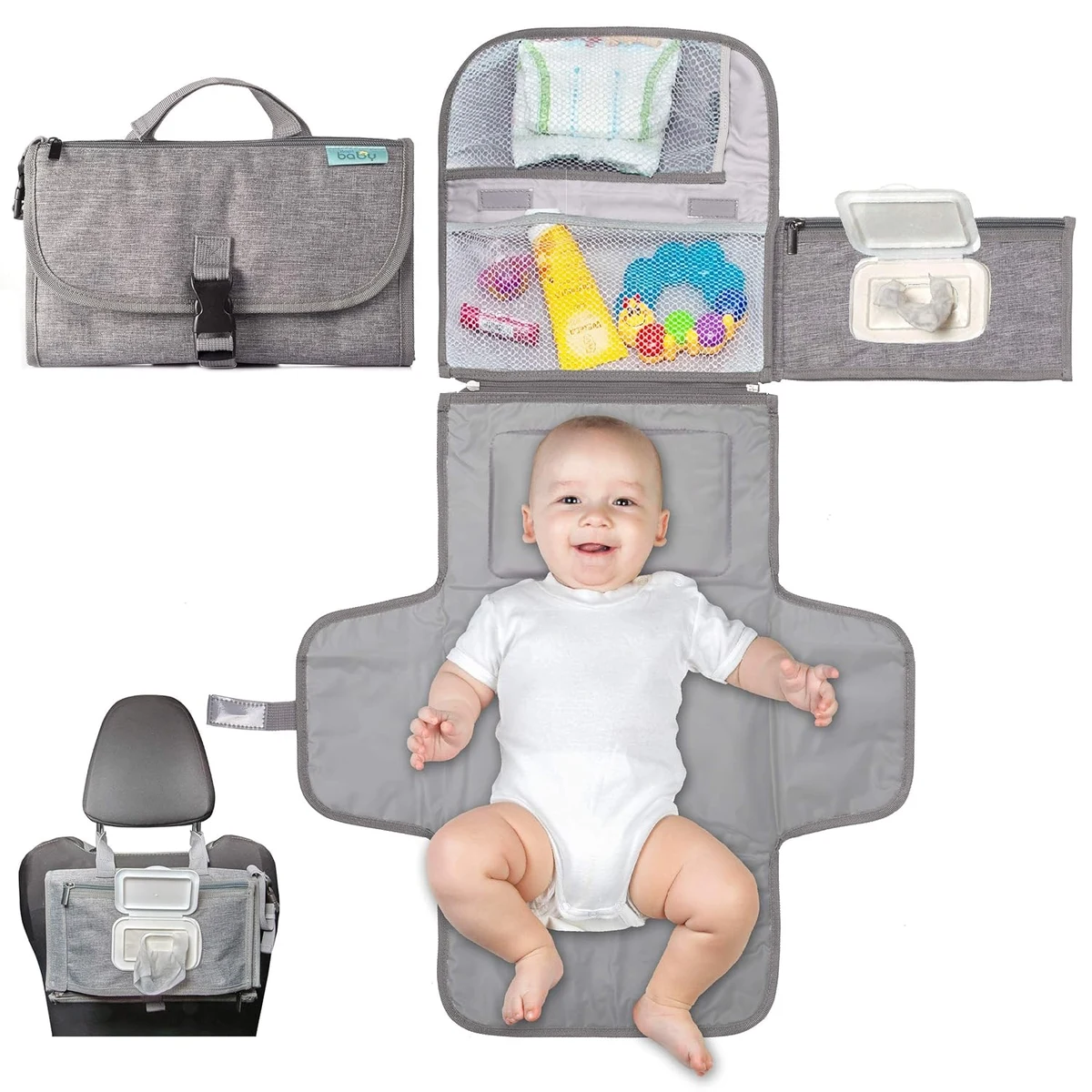 Baby Portable Diaper Changing Pad 1