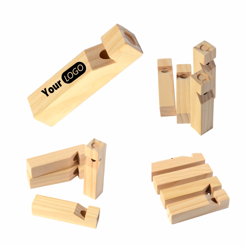 Wooden Train Whistle for Kids