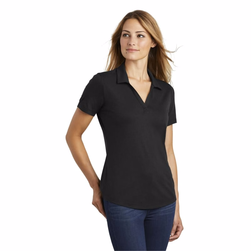 Sport-Tek Women's PosiCharge Tri-Blend Wicking Polo.