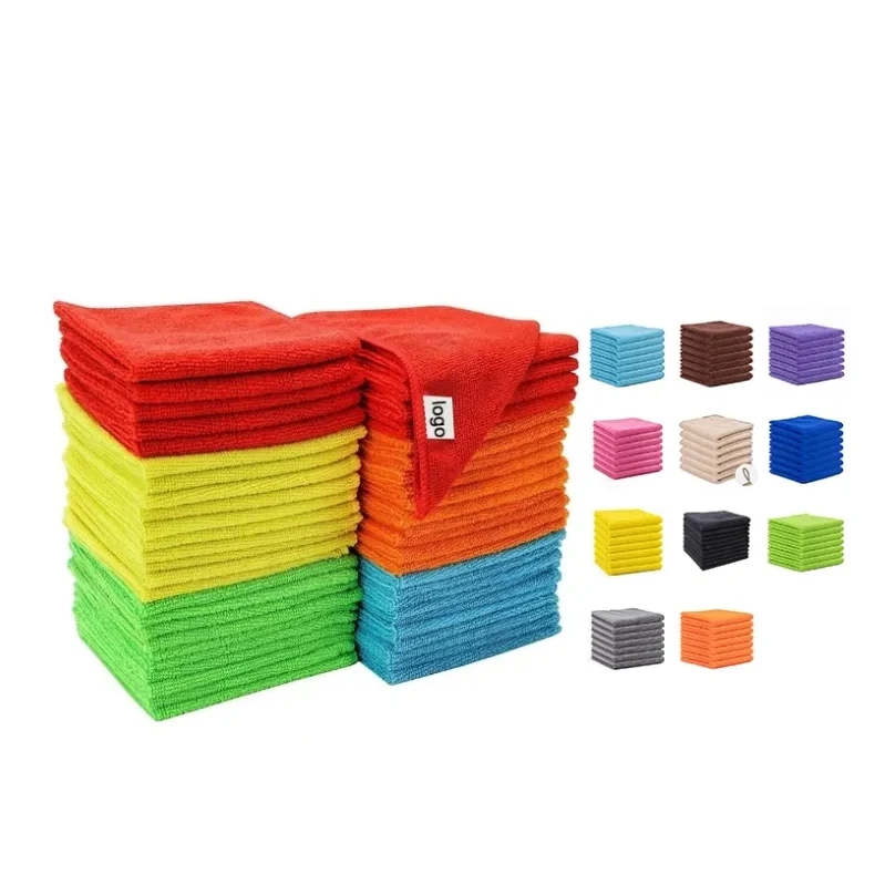 Reusable Microfiber Cleaning Cloth 12 x 12 Inch 1