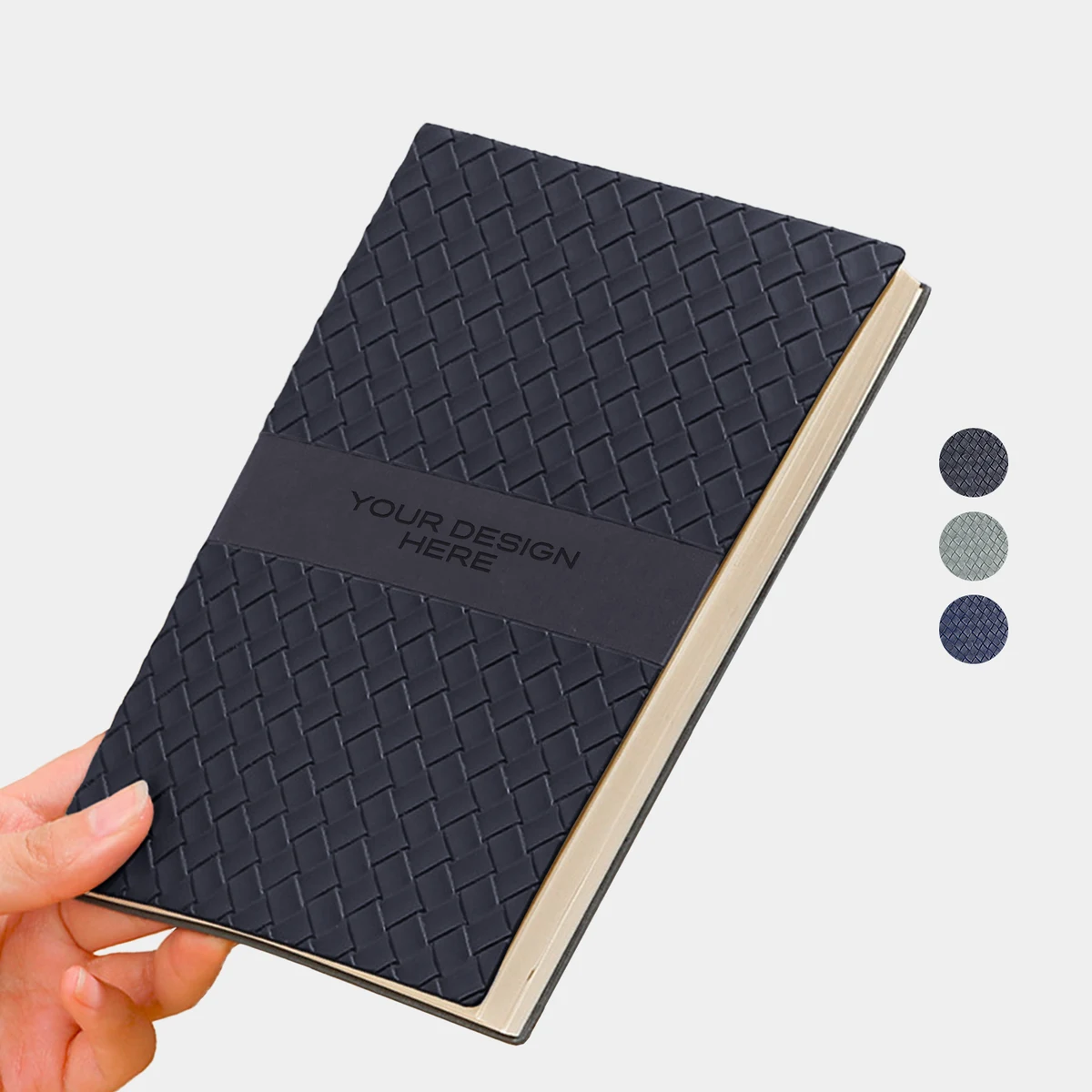 TiTUS® Sahara PU Leather A5 Business Notebook with Bookmark 1