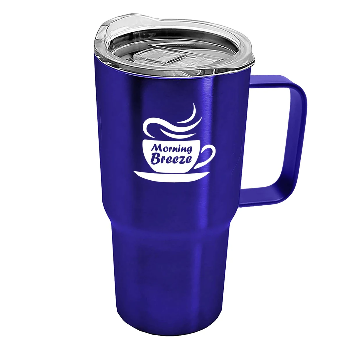 The Command - 18 oz. Stainless Steel Auto Mug with Metal Handle 1