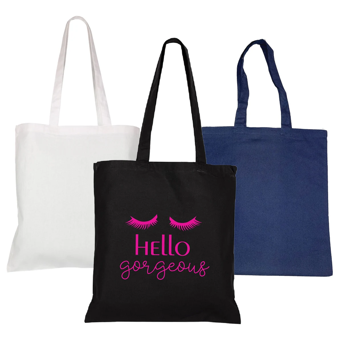 Colored Cotton Canvas Tote Bag 1