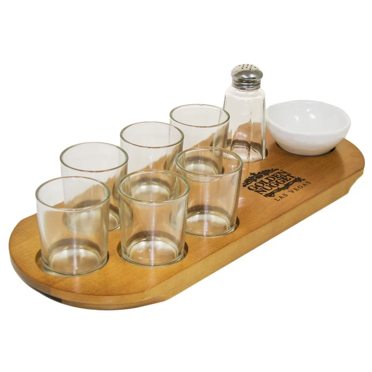 Shot Serving Tray w/ Garnish Bowl 1
