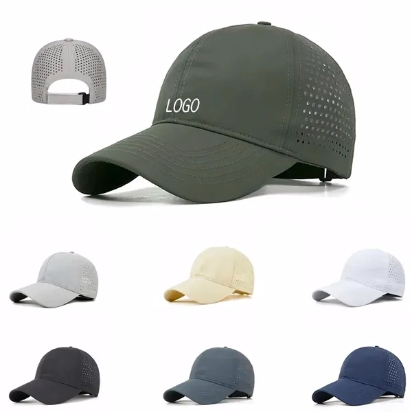 Quick-Dry Mesh Baseball Cap with Lightweight Sport Hat