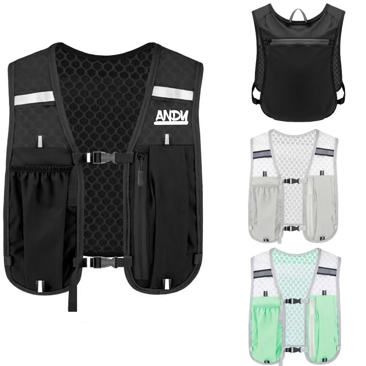 Reflective Running Vest Backpack 1