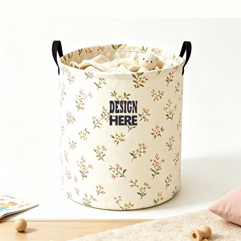 Custom Foldable Toy Storage Bag For Kids Bedroom Tidying