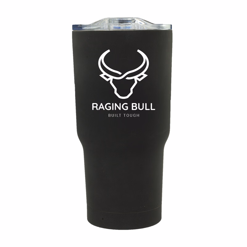 17 oz. Latitude Rubberized Stainless Steel Mug (2 Color Imprint)
