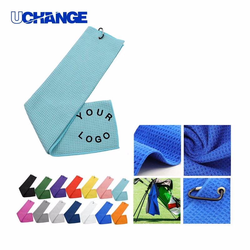 Microfiber Golf Towel with Metal Clip
