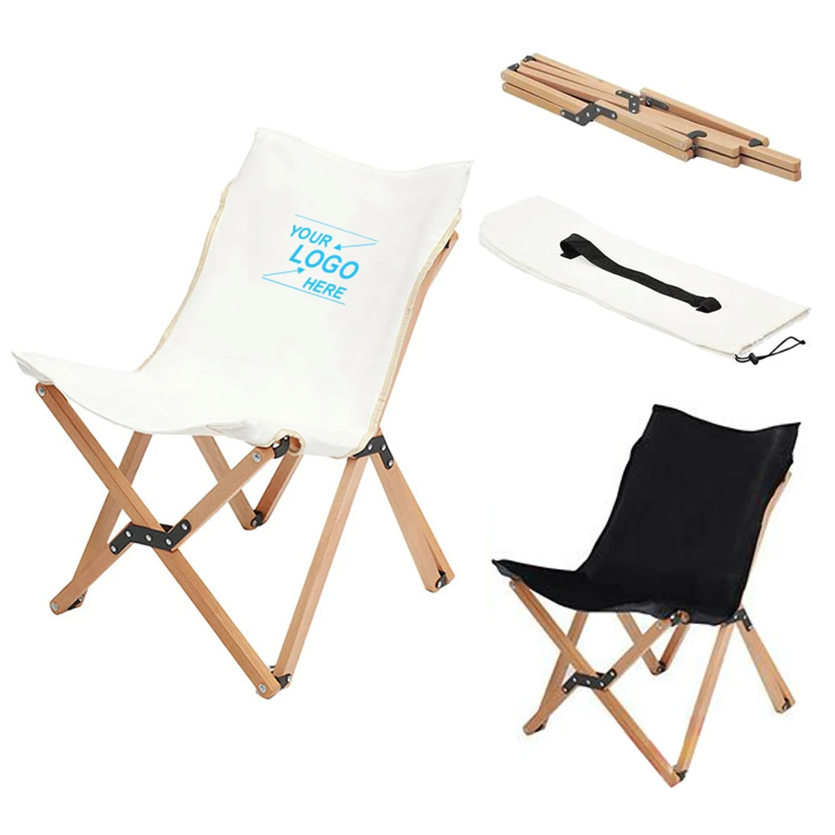Portable Foldable Wooden Chair 1