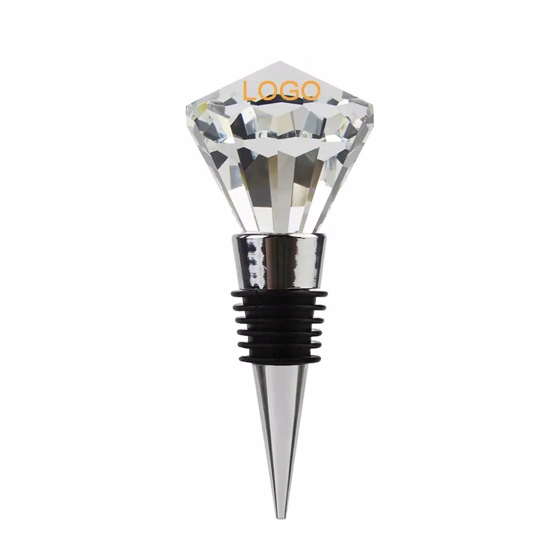 Crystal Diamond Wine Bottle Stopper