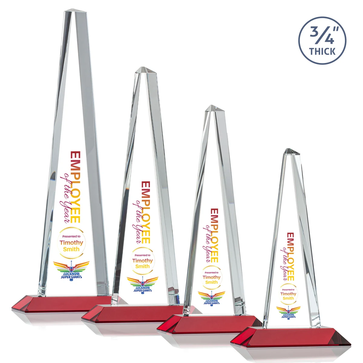 Majestic Tower VividPrint™ Award - Red 1