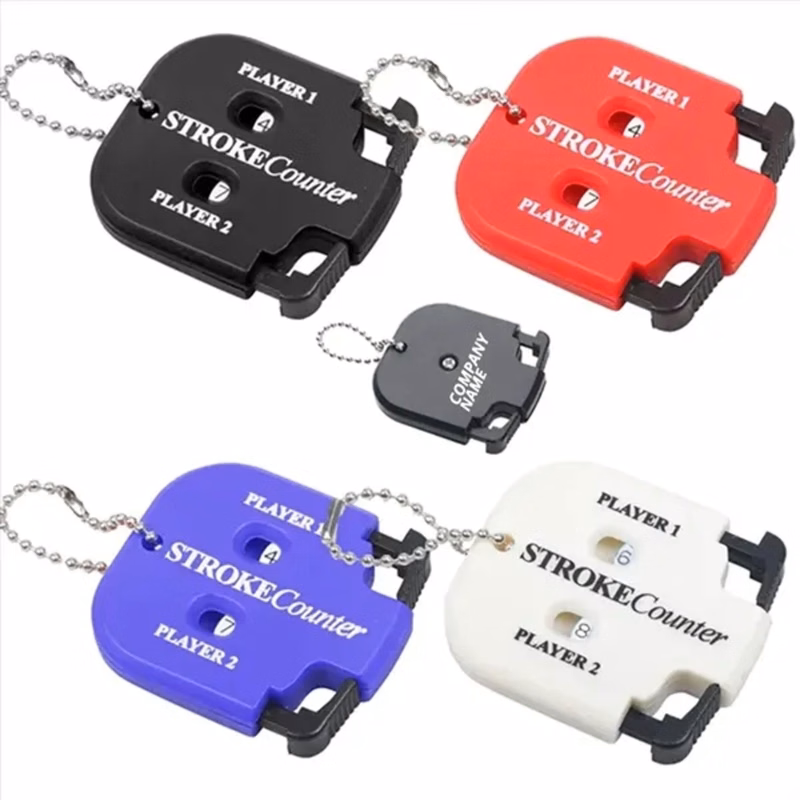 Golf Stroke Counter with Keychain
