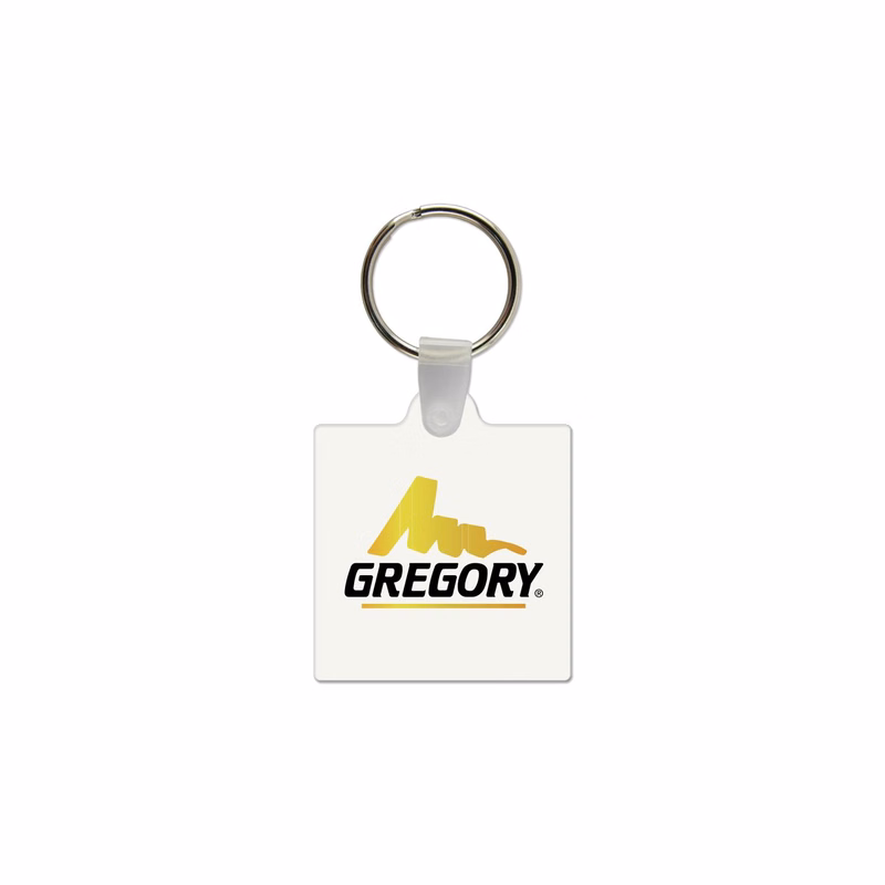 Square Shaped USA Made Vinyl Keychain