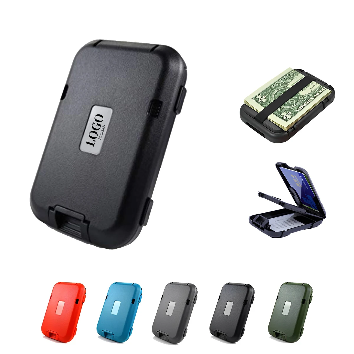 Wallet for Men with Removable Money Clip 1