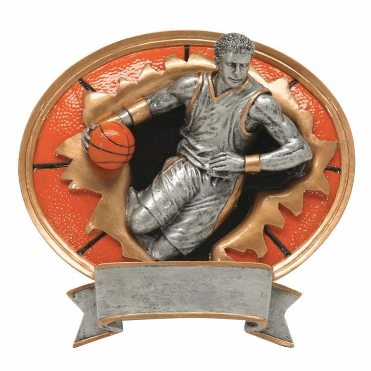 Basketball-Male Blaster Resin Award