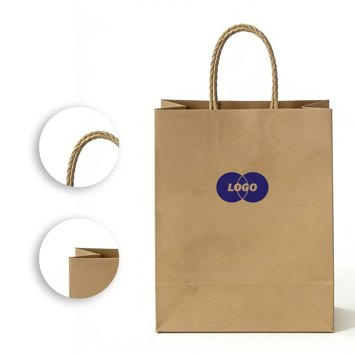 Customized Eco-friendly Kraft Paper Bags 1