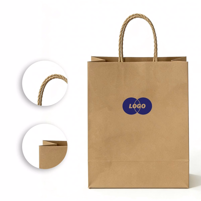 Customized Eco-friendly Kraft Paper Bags