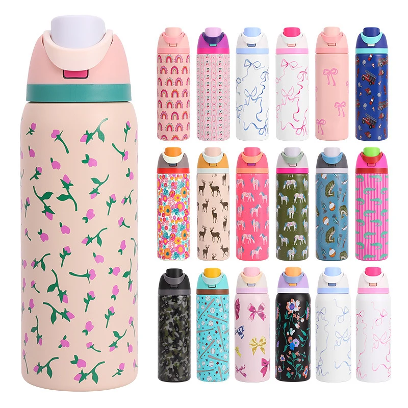 32 oz Stainless Steel Insulated Oasis Water Bottle, custom water bottle with logo imprint 1