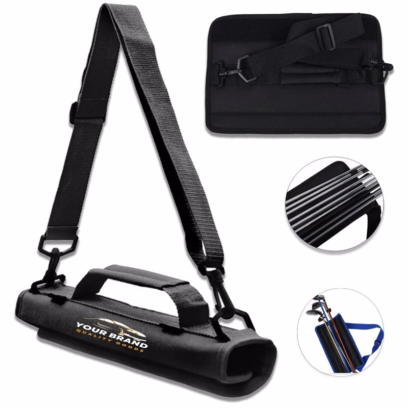 Outdoor Portable Nylon Foldable Golf Club Travel Carry Bag