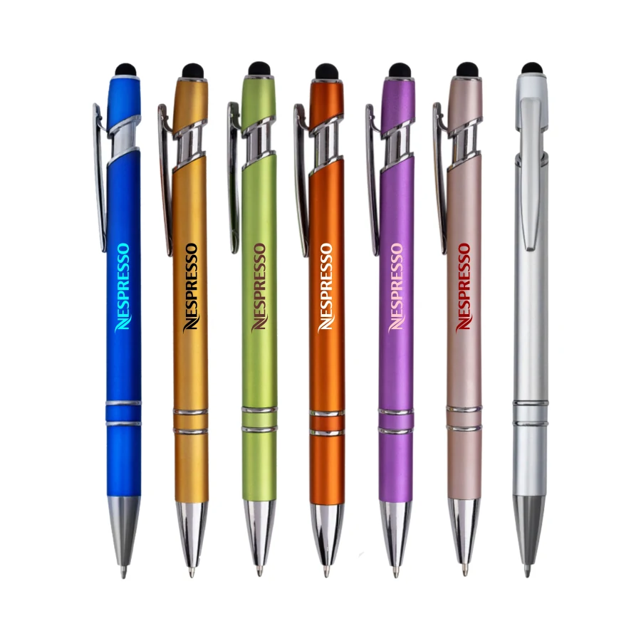 Union Printed - Chrome Colors Stylus Click Pen 1