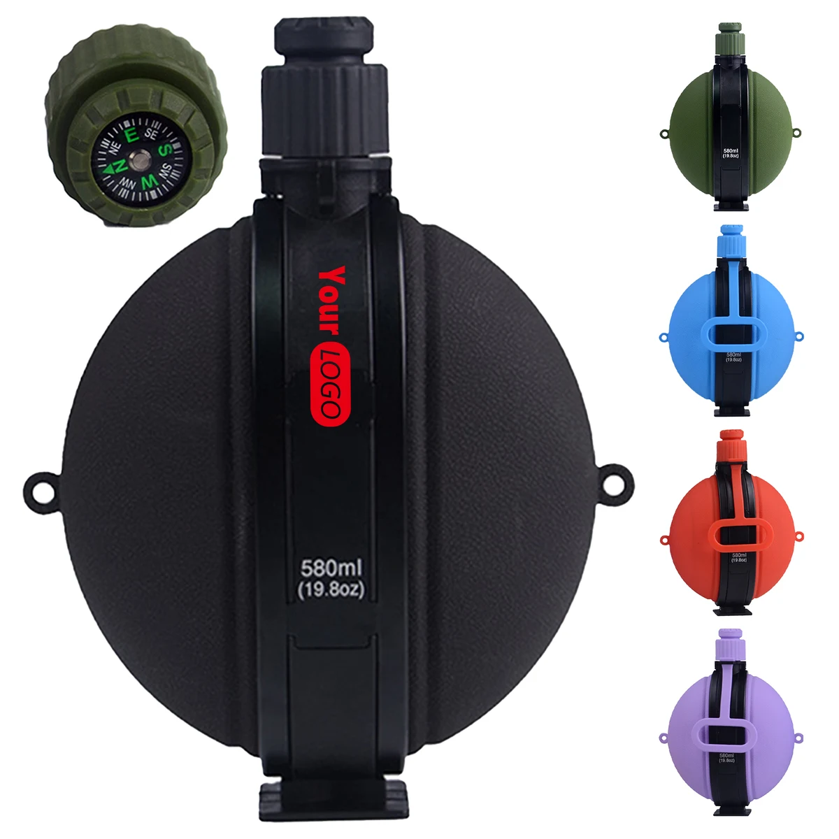 Silicone Outdoor Portable Travel Mountaineering Kettle 1