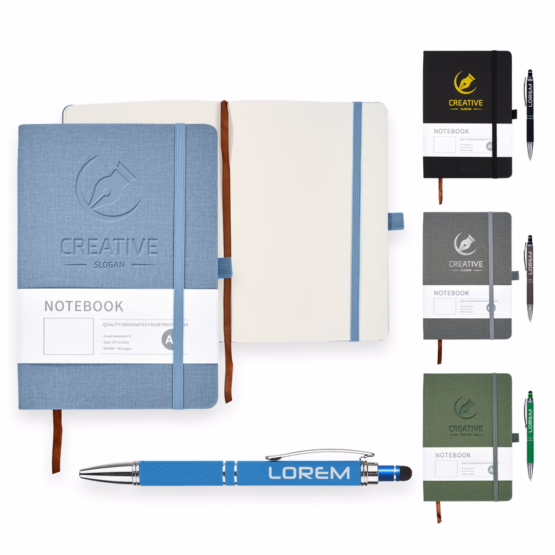 Blank Journal Set With Stylus Pen