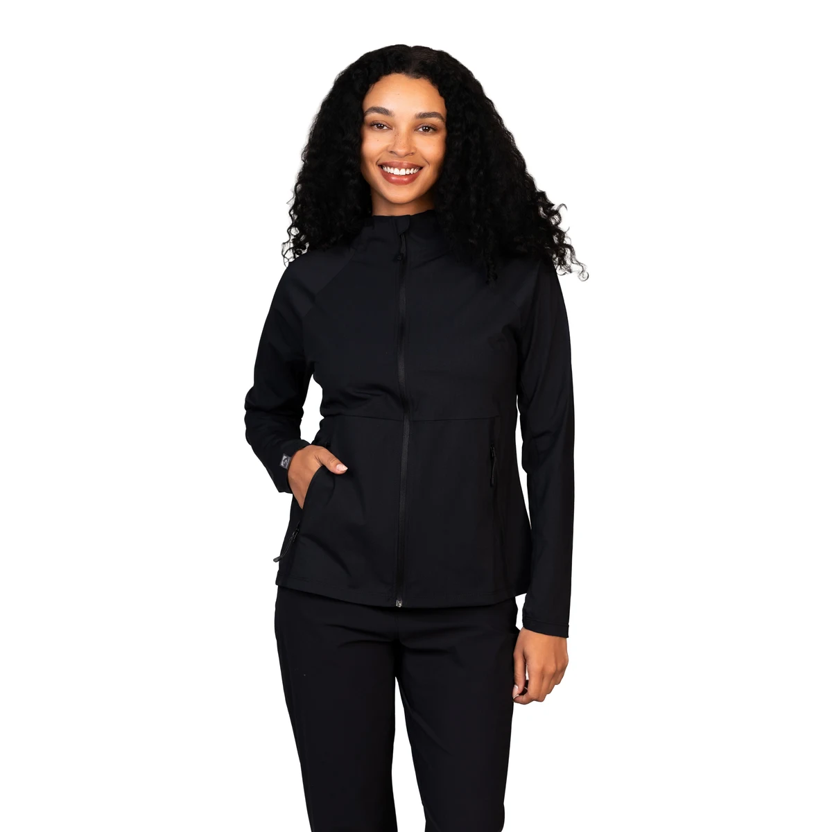 Storm Creek Women's Velocity 4-Way Stretch Performance Full Zip Hoodie 1