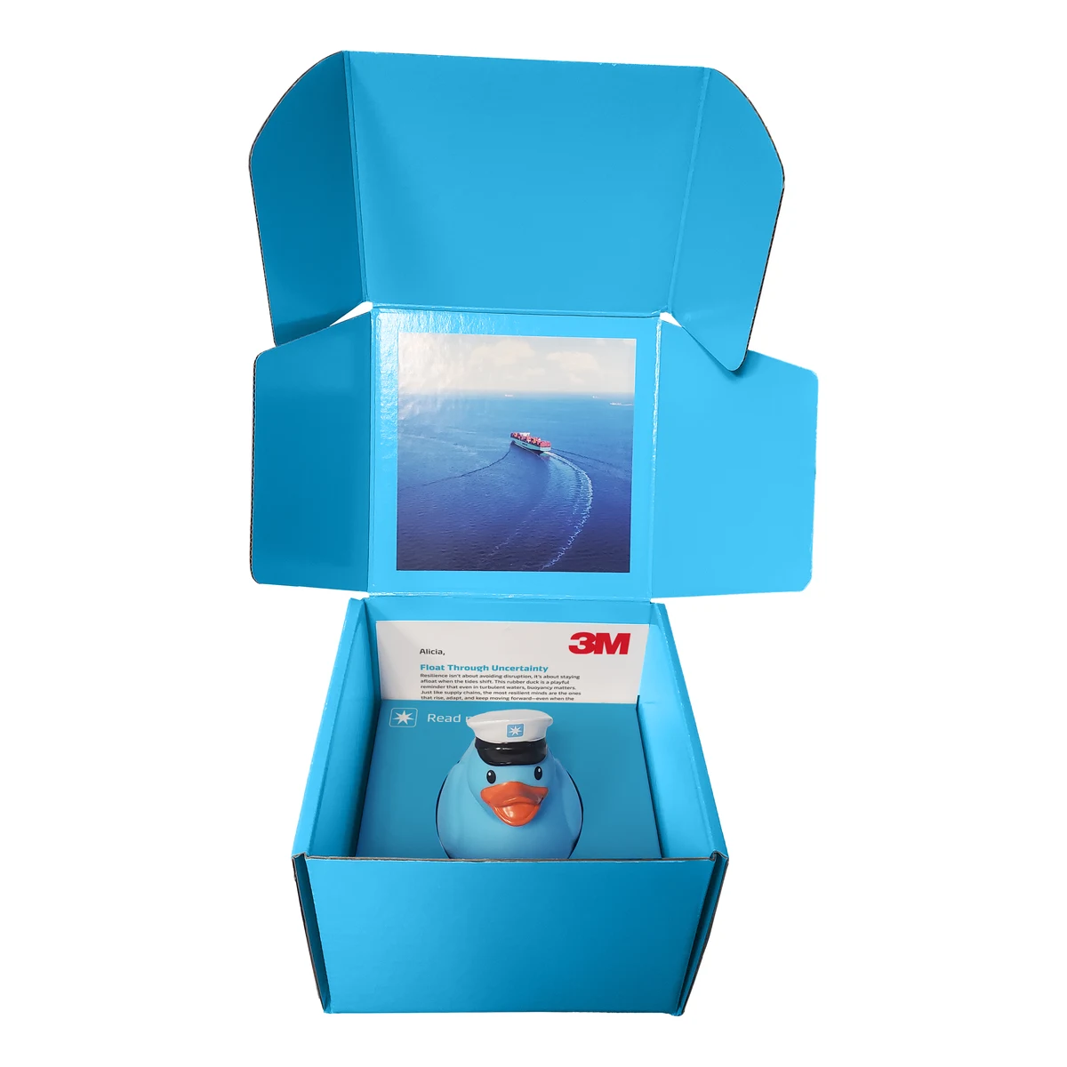 6" x 6" x 4 3/4" - E-Flute Outside Tuck Box 1