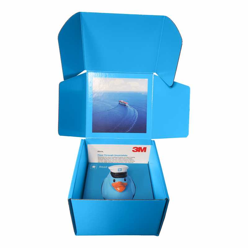 6" x 6" x 4 3/4" - E-Flute Outside Tuck Box