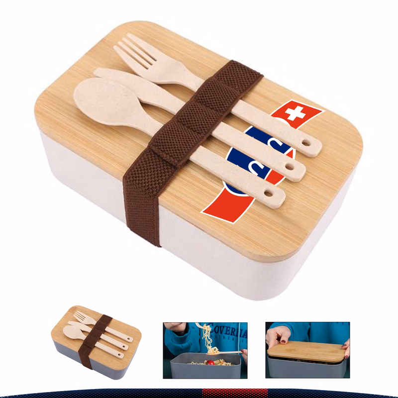 Bamboo Lid Lunch Box
