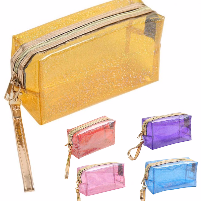 Clear Travel Cosmetic Bag With Zipper