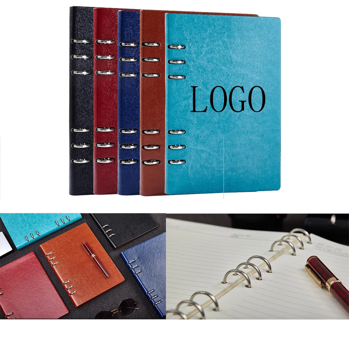 Business Removable PU Leather Notebook 1