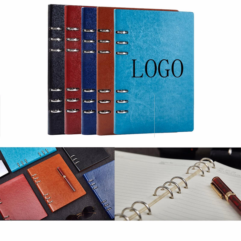 Business Removable PU Leather Notebook