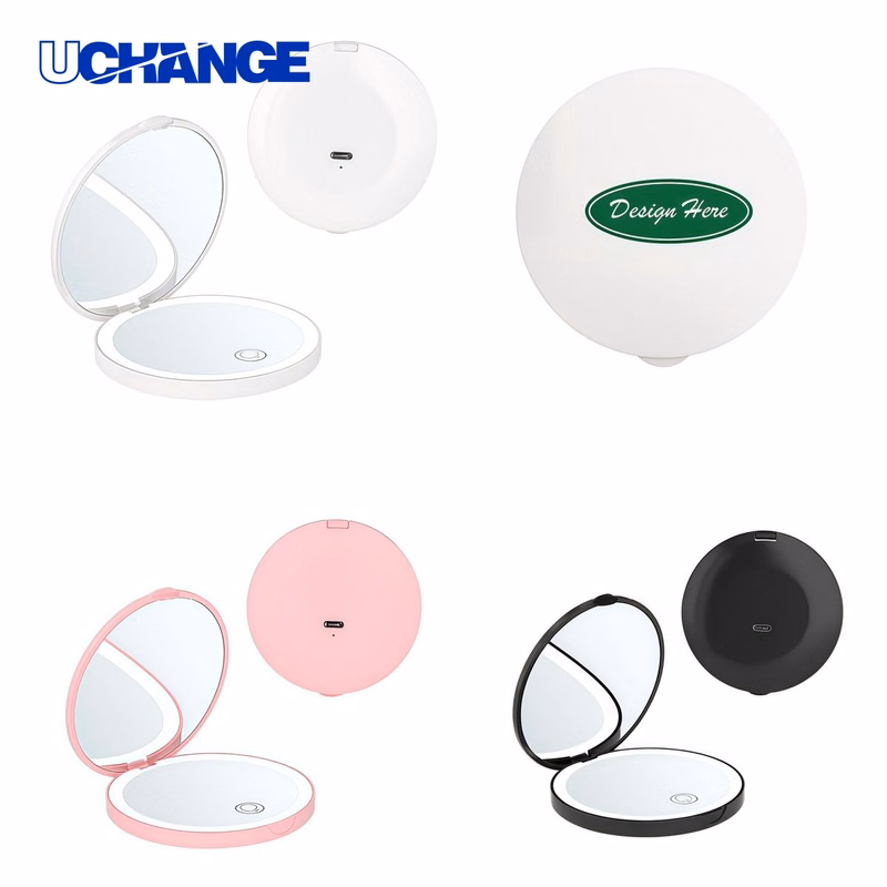 Rechargeable Foldable LED Makeup Mirror