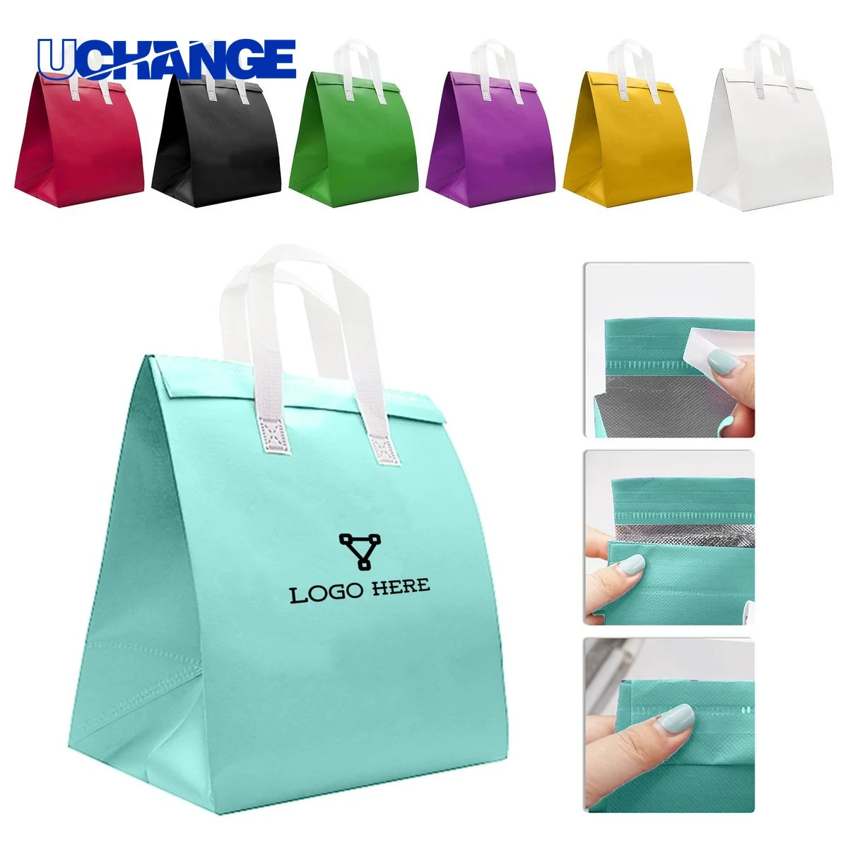 Non-Woven Insulated Lunch Tote Bag Organizer 1