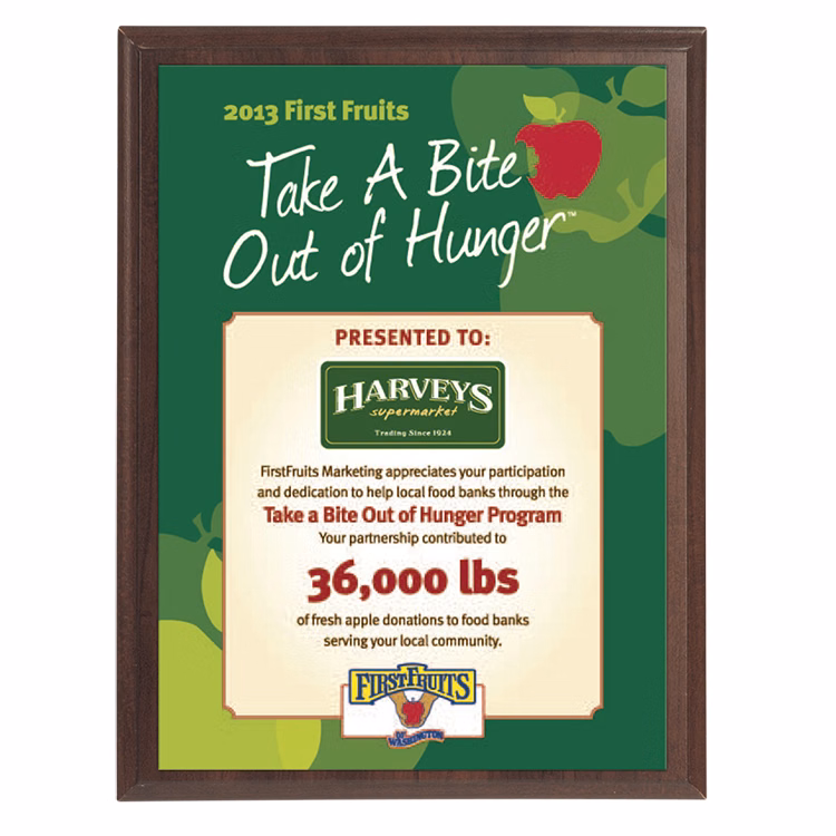 Color Rich PLATE Plaque-Classic Cherry