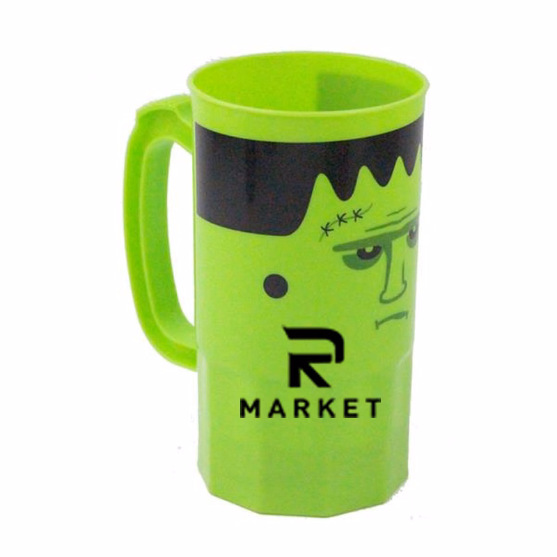 Cartoon Plastic Beer Mugs with Handle