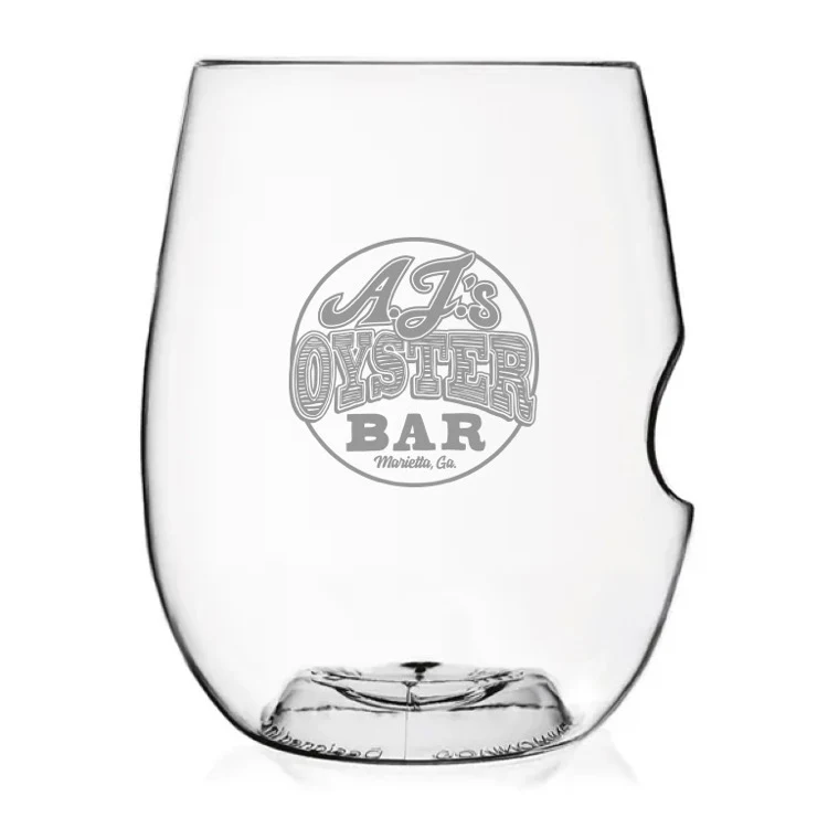 12 oz govino Stemless Plastic White Wine 1