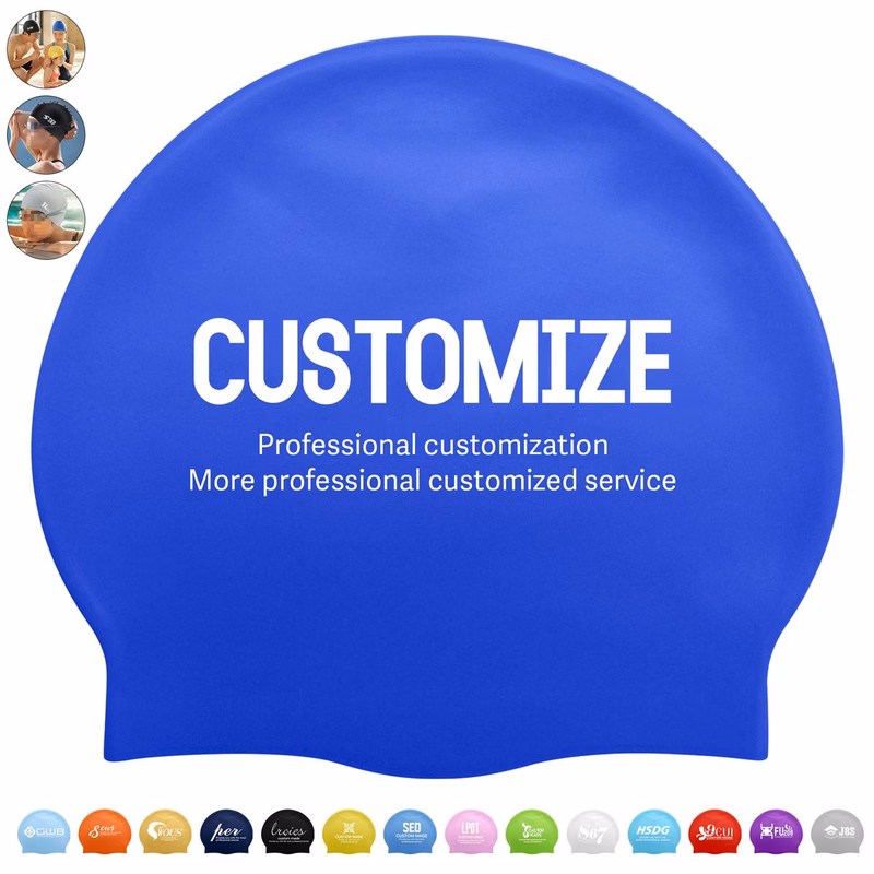 50G Silicone Swimming Cap - Unisex For Adults & Kids