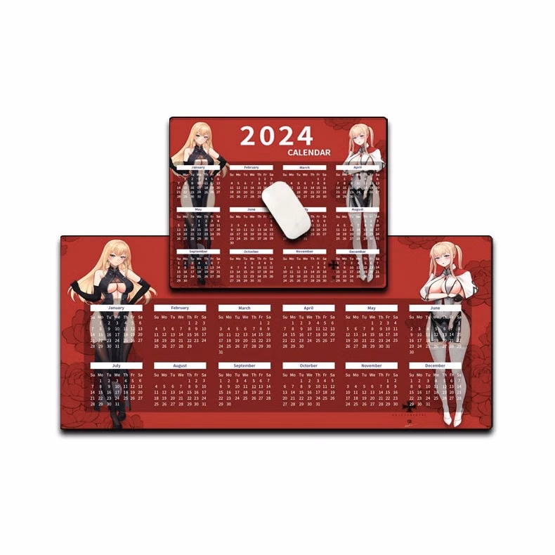 2024 Calendar Mousepad 12in. x 10in.
