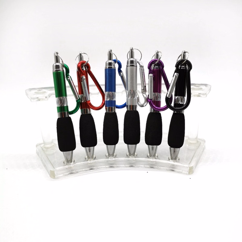 Ballpoint Pen with Carabiner