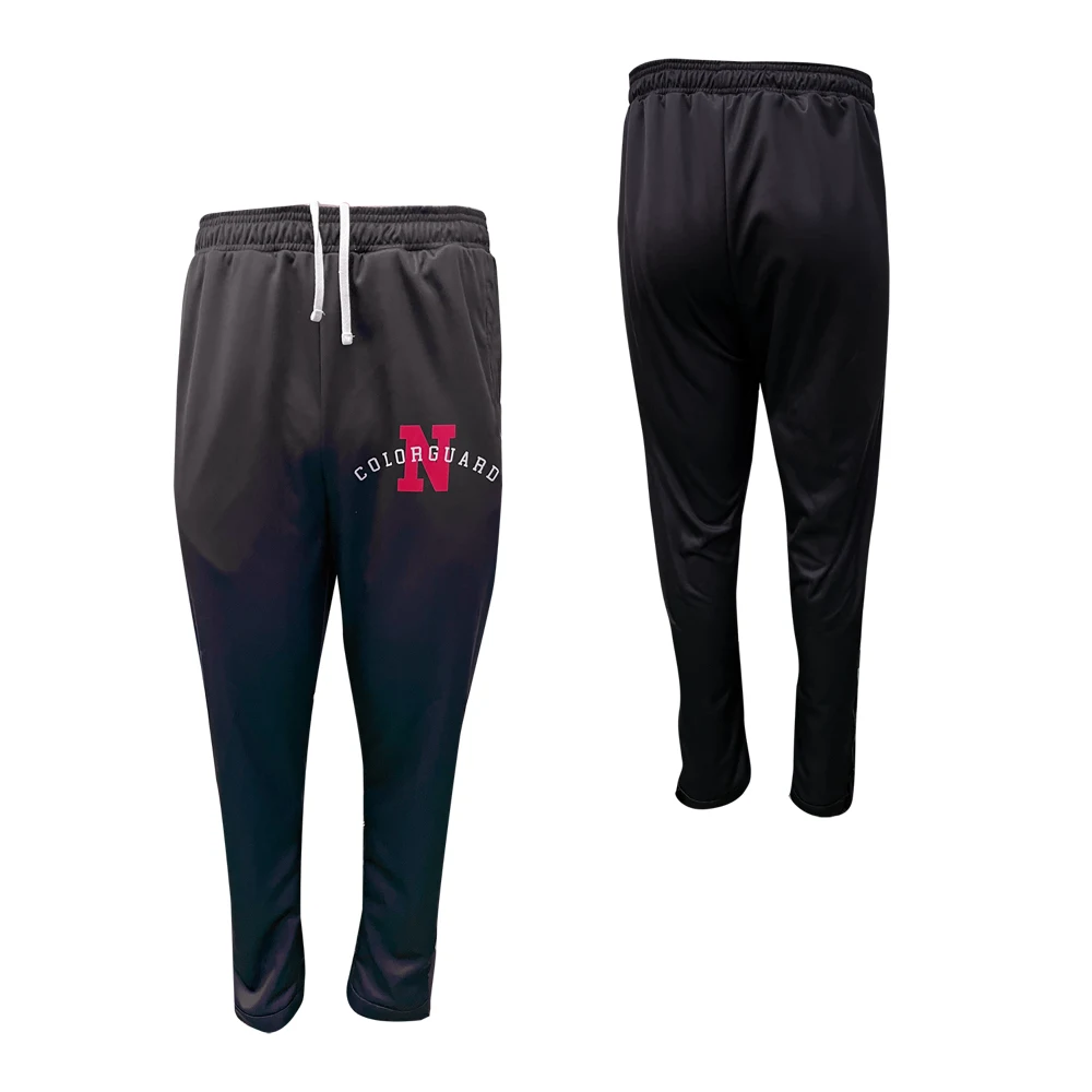 Men's Lightweight Smooth Polyester Pocket Pants with Fleece Backing 1