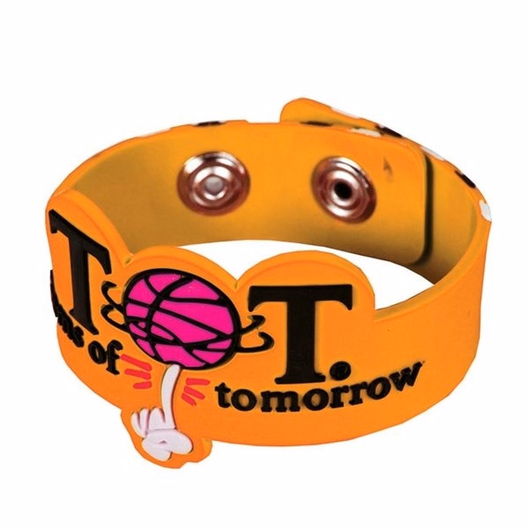 Soft PVC Clip Bracelet - 3D