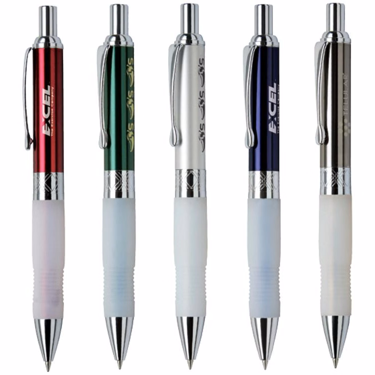 Pat Click Brass Ballpoint Pen