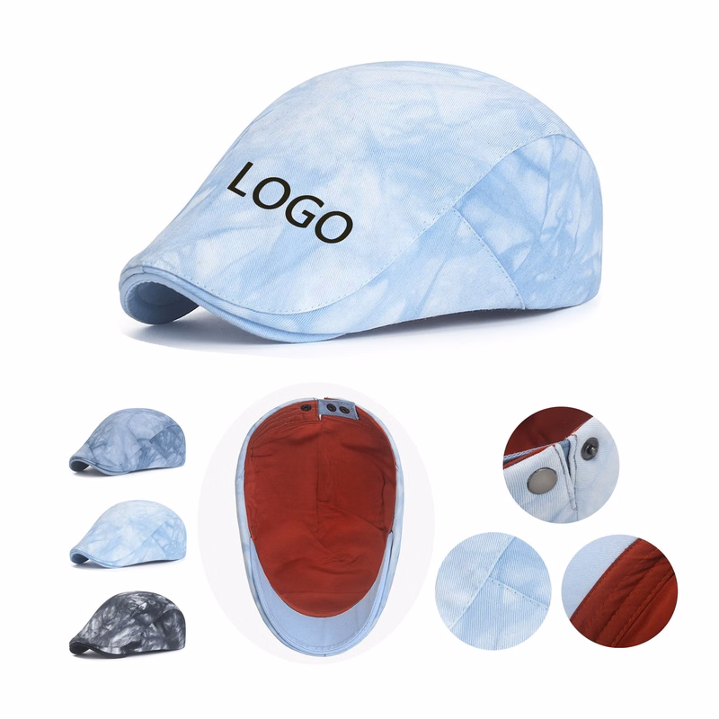 Tie Dye Vintage Artsy Beret