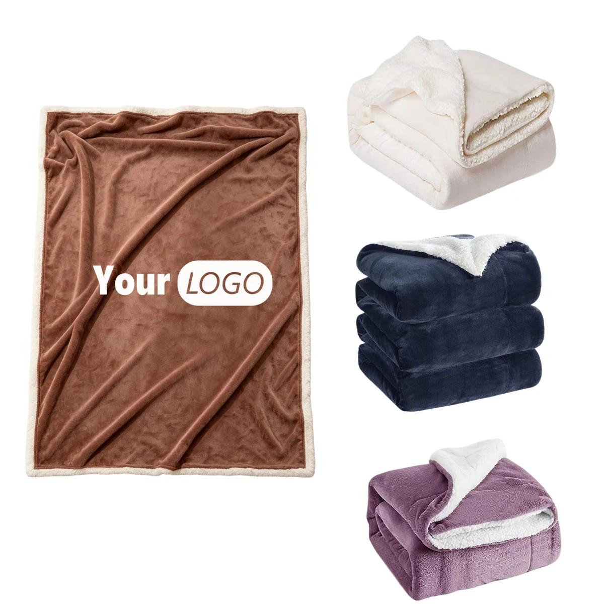 Soft Plush Personalized Throw Blanket 1