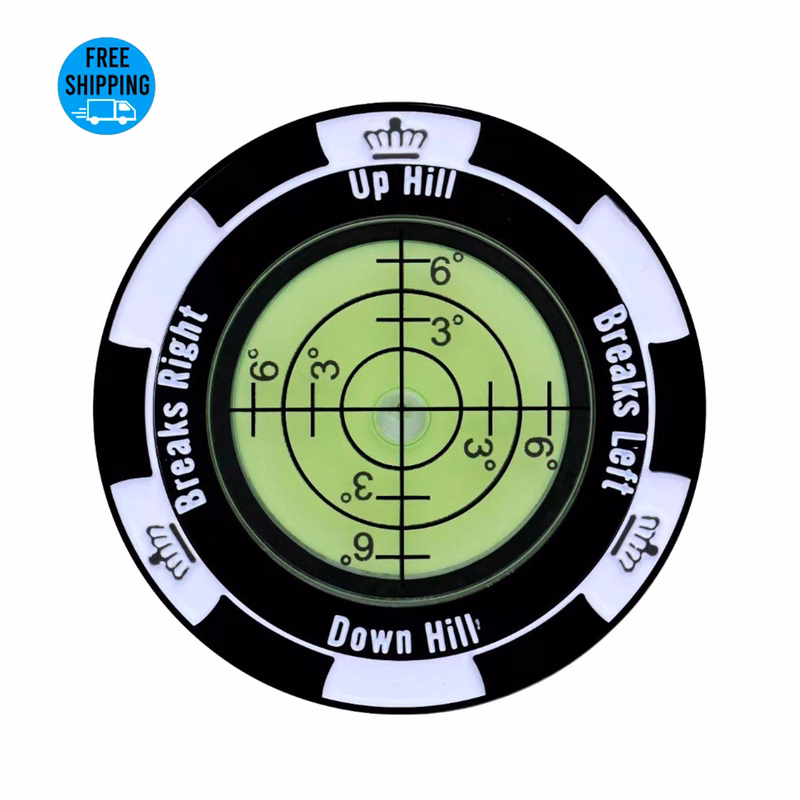 Magnetic Golf Ball Marker with High Precision Green Reading